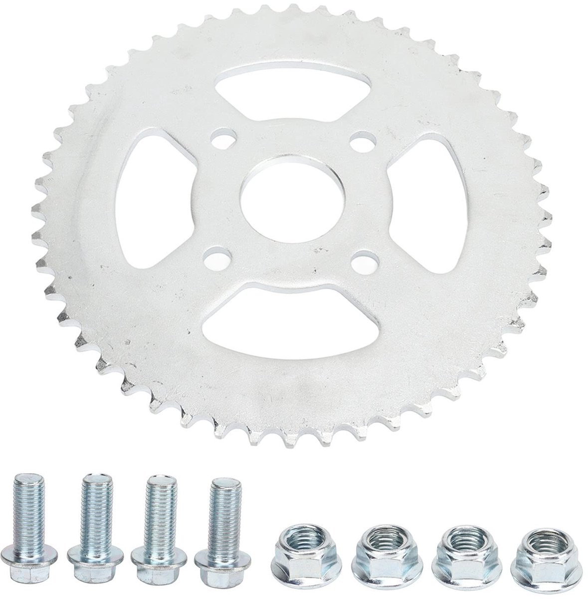Dailygoods - Dailygoody - Achtertandwiel - 50 Tanden - Voor Mini Bike - 40mm - Geschikt voor 420 Ketting - Duurzaam en Betrouwbaar - Perfect voor BT200X en CT