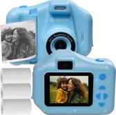 Denver Kindercamera Full HD met Printer - Selfie Camera - 48MP - Digitale Camera Kinderen - Foto en Video - Spelletjes - KPC1370NSBU - Blauw