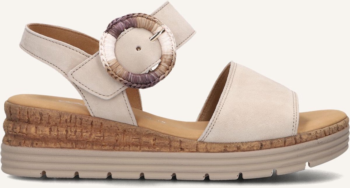Gabor 706 Sandalen Met Sleehak Dames Beige