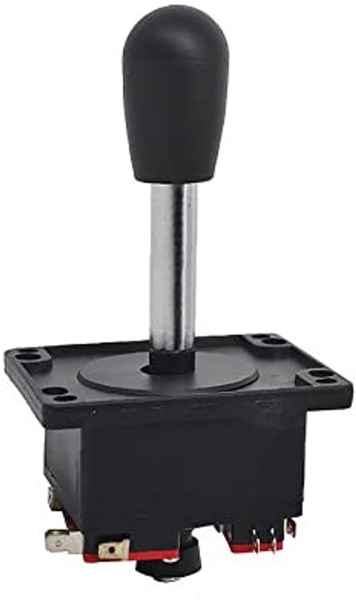 Dailygoods - Dailygoody - American Classic Arcade Joystick - 4/8-weg joystick - Verstelbare wedstrijdstijl - Zwart - Gaming joystick - Ideaal voor arcade games - Z...