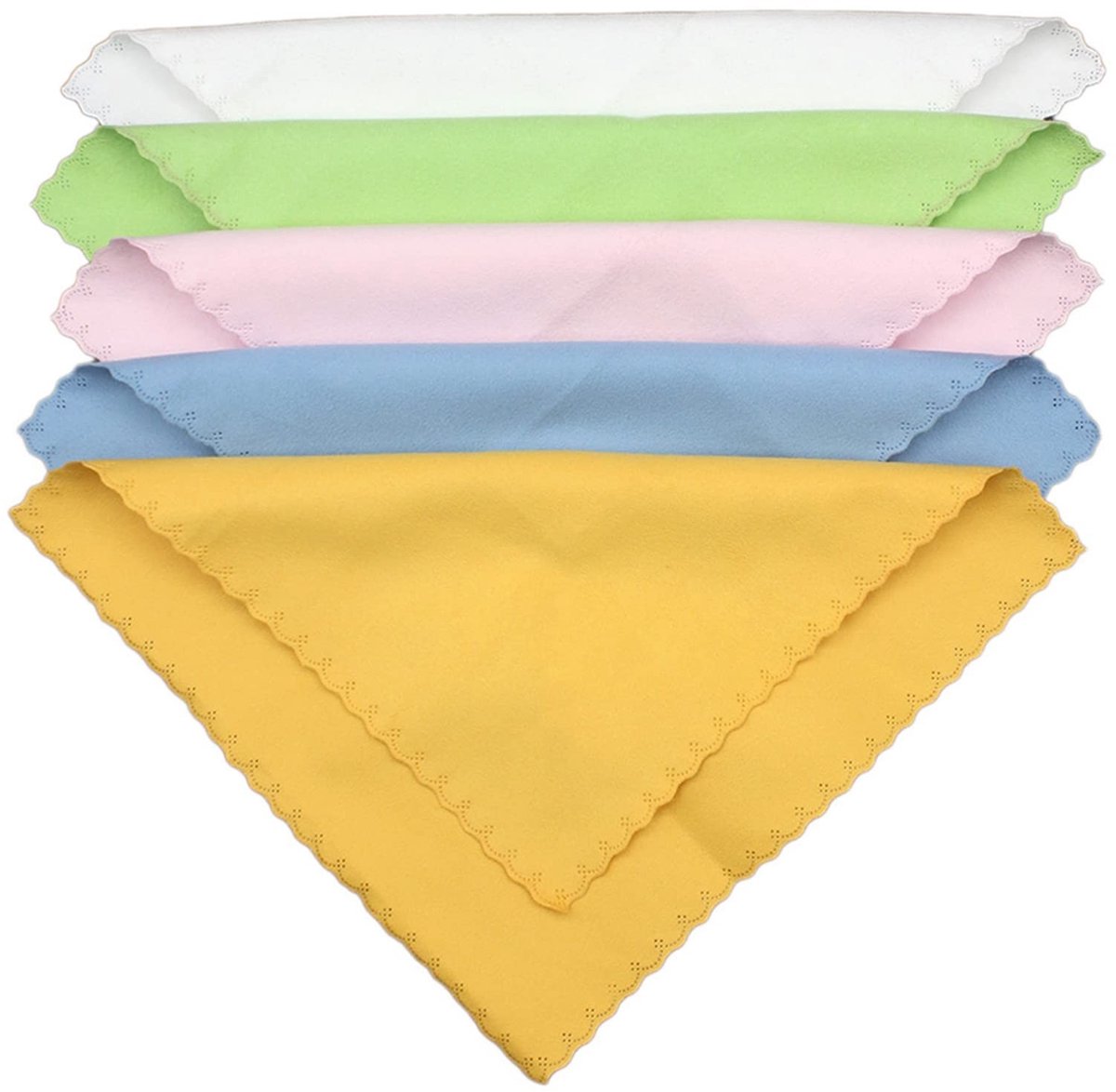 Dailygoods - Dailygoody - Gitaarreinigingsdoek - Microvezelreinigingsdoek - Duurzaam en Herbruikbaar - 5-delige Set - Voor Muziekinstrumenten - Geschikt voor Gitaa