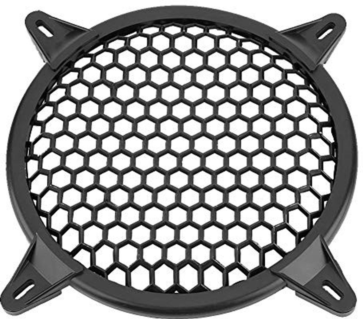 Dailygoods - Dailygoody - Subwooferbeschermingsgaas - Luidsprekerbescherming - Zwart plastic materiaal - Auto-audiodecoratie - 30,5 cm - Geschikt voor subwoof