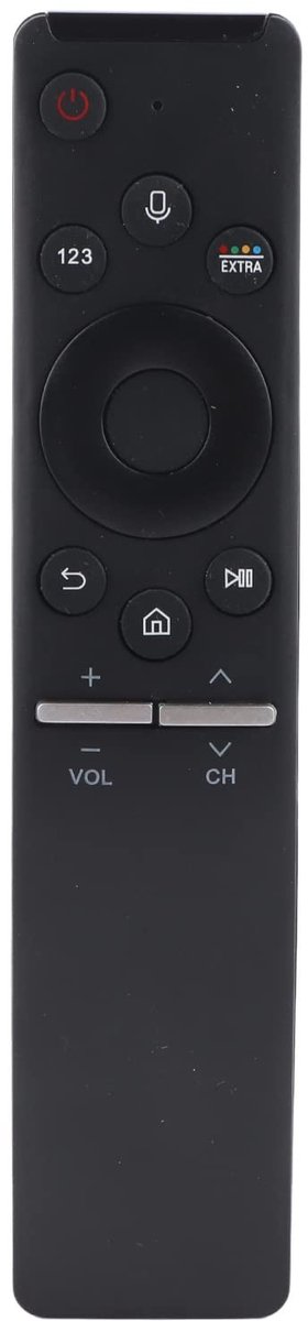 Dailygoods - Dailygoody - Smart Voice Remote - Vervangen TV-afstandsbediening - Zwart - Gevoelig en Compatibel - Voor LED LCD HD TV - Geschikt voor UN49MU6300F