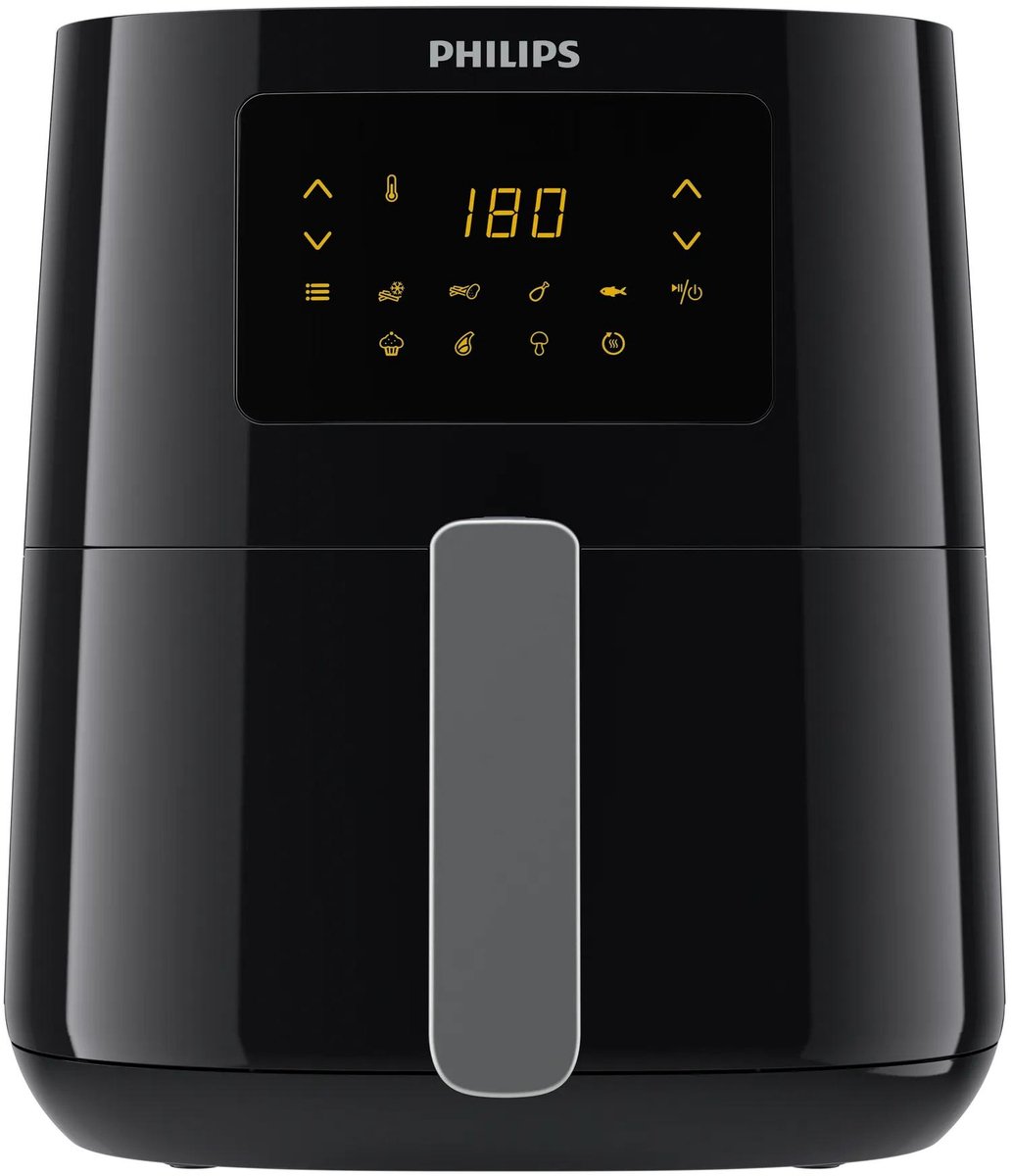 Philips Airfryer Essential 3000 Series - HD9252/70 - 4 liter (L)- Hetelucht friteuse - Digitaal display - Warmhoudfunctie