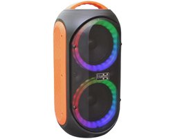 E-Lektron Partybox EL214-P - Bluetooth partybox - Met ingebouwde accu - Inclusief draadloze microfoon
