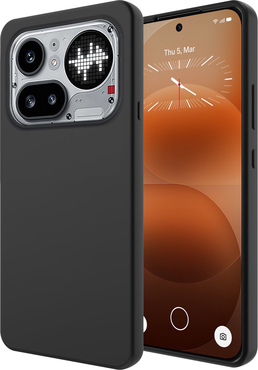 Just in Case hoesje geschikt voor Nothing Phone (4a) Pro Hoesje Siliconen - Flexibele Case - Transparant