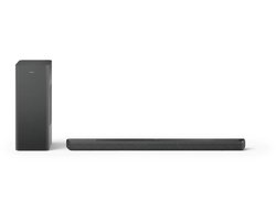 PHILIPS TAB8301/10 - 3.1.2-kanaals Soundbar - Draadloze Subwoofer - 380W Vermogen - Dolby Atmos - DTS:X - DTS Virtual:X - Bluetooth 6.0 LE Audio - HDMI eARC - Gun Metal