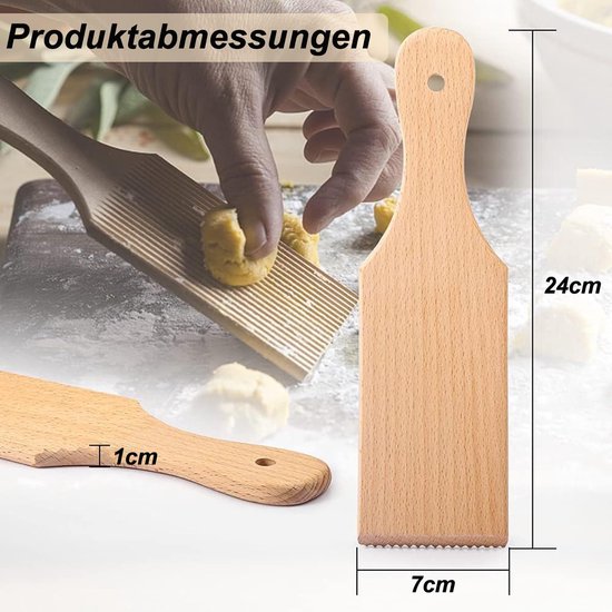 Dailygoods - Houten Gnocchiplank voor het Maken van Pasta van Dailygoods — afbeelding 2