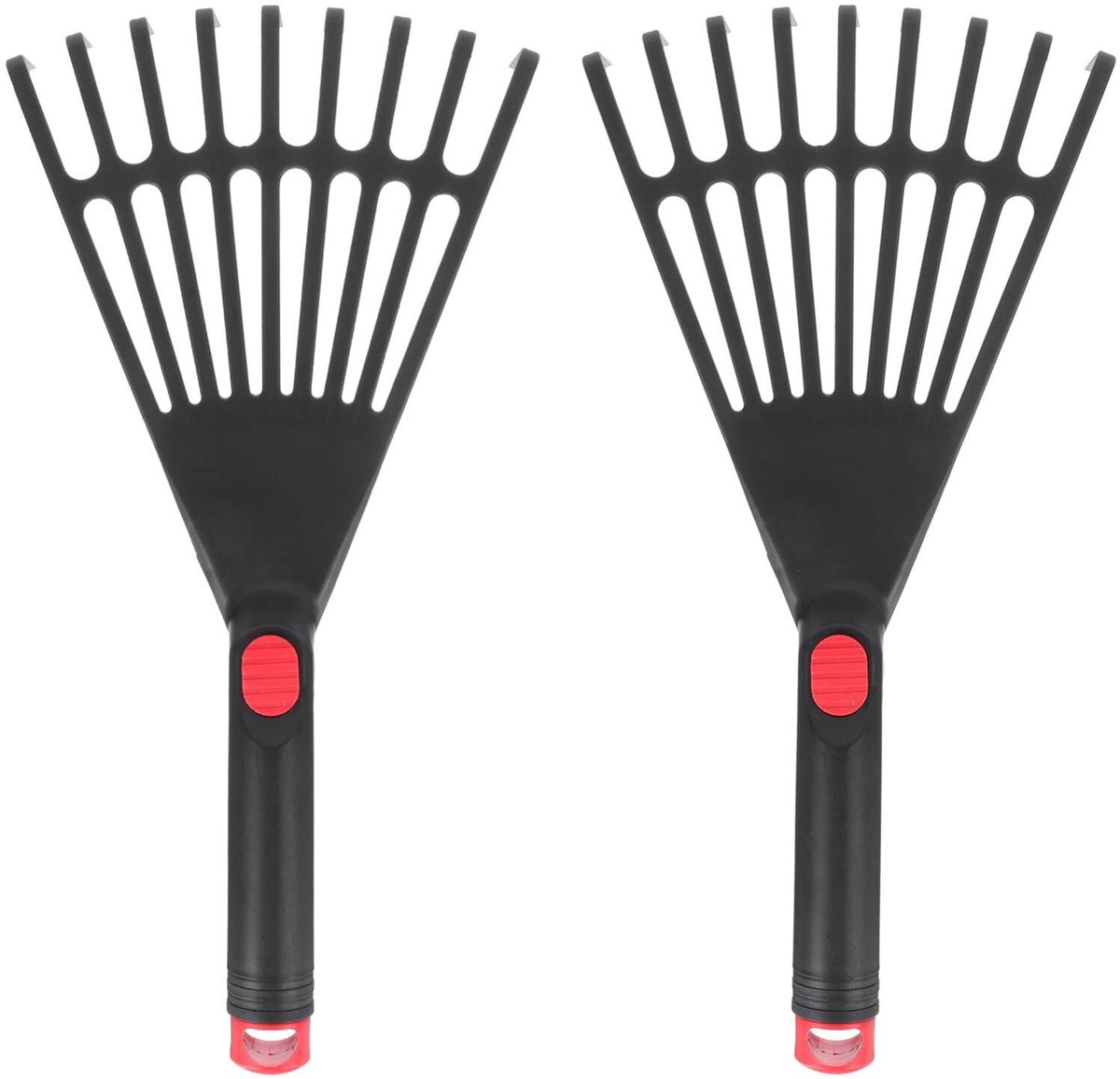 Dailygoods - Dailygoody - Handhark - Tuinieren - Ergonomische handgreep - Kleine hark voor bladeren - Perfect voor gazononderhoud - Ideaal voor bodemlosmaken