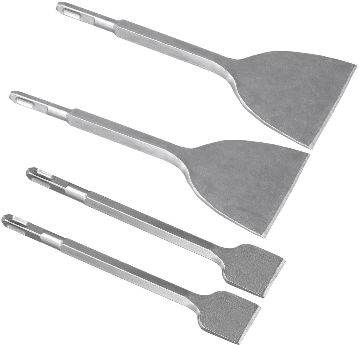 Dailygoods - 4-delige SDS Plus Tegelbeitelset voor Beton en Natuursteen
