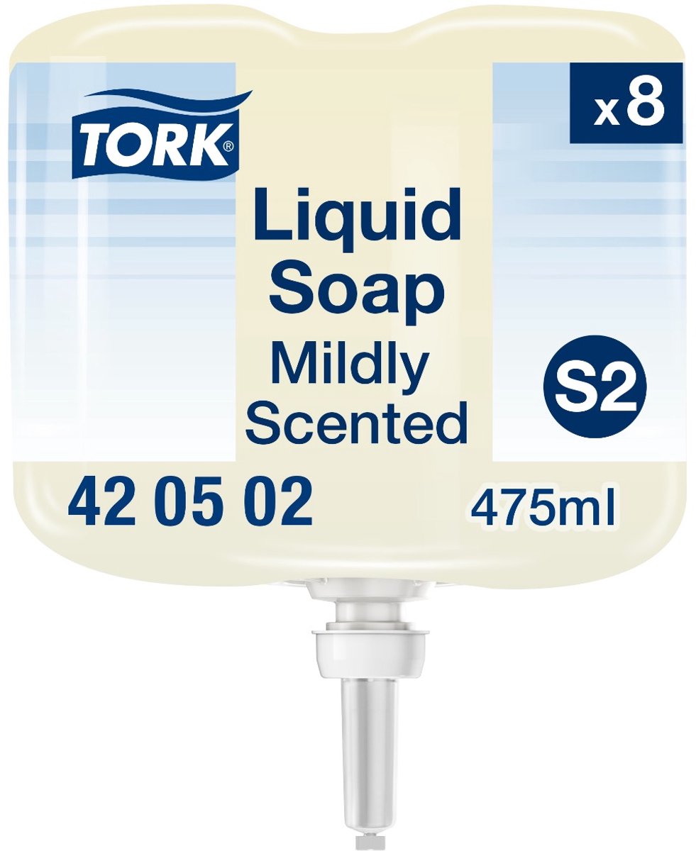 Tork 8st Mini Vloeibare Zeep S2 Premium 8x475ml (420502)