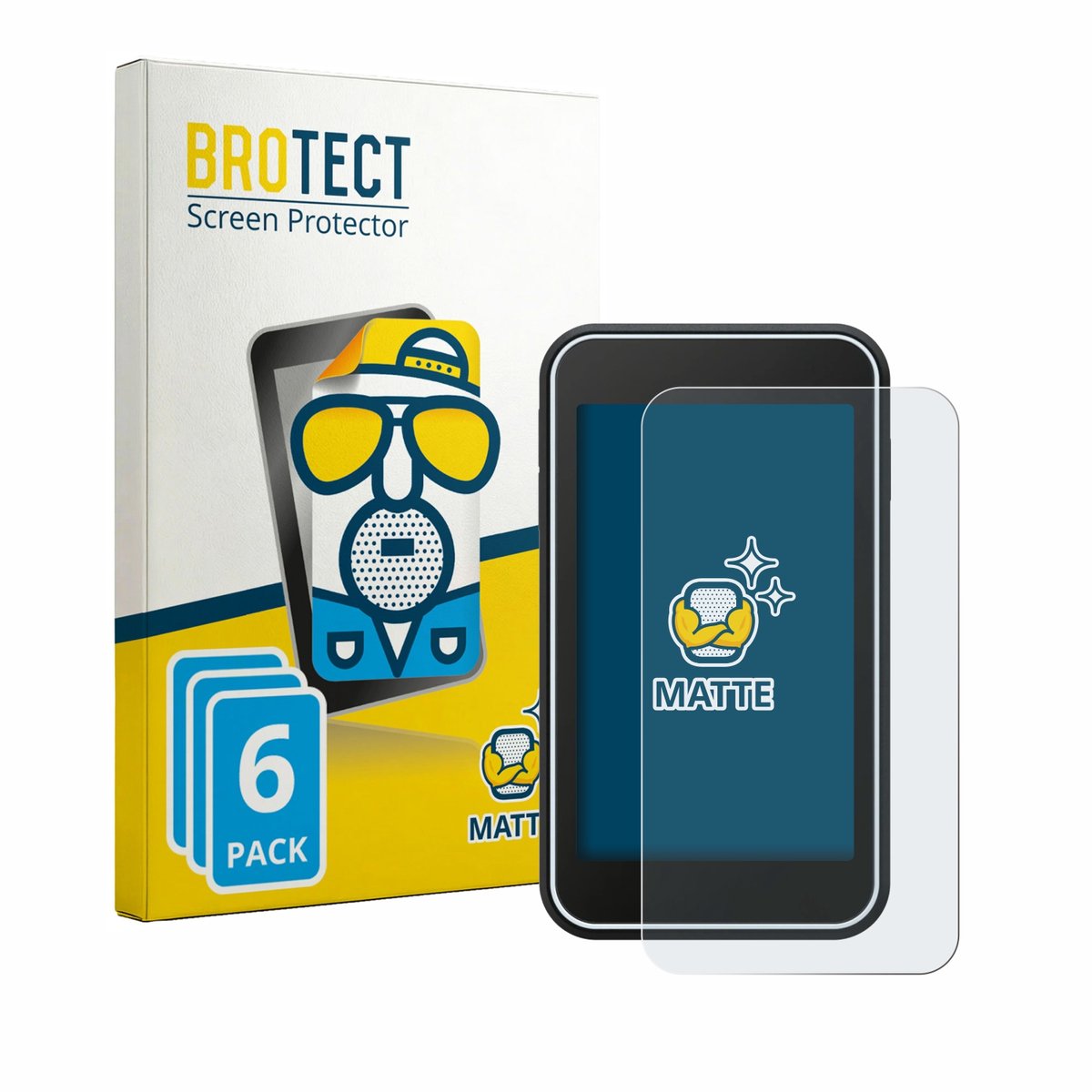 BROTECT - Screenprotector voor Shot Scope H50 - Folie Beschermfolie matte 6 Stuks