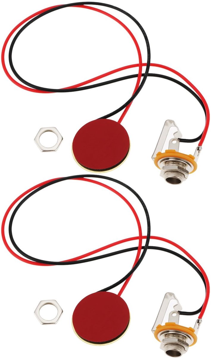 Dailygoods - Cosensi - 1/4" Gitaar Piezo Pickup Harnas voor Cigar Box Gitaar