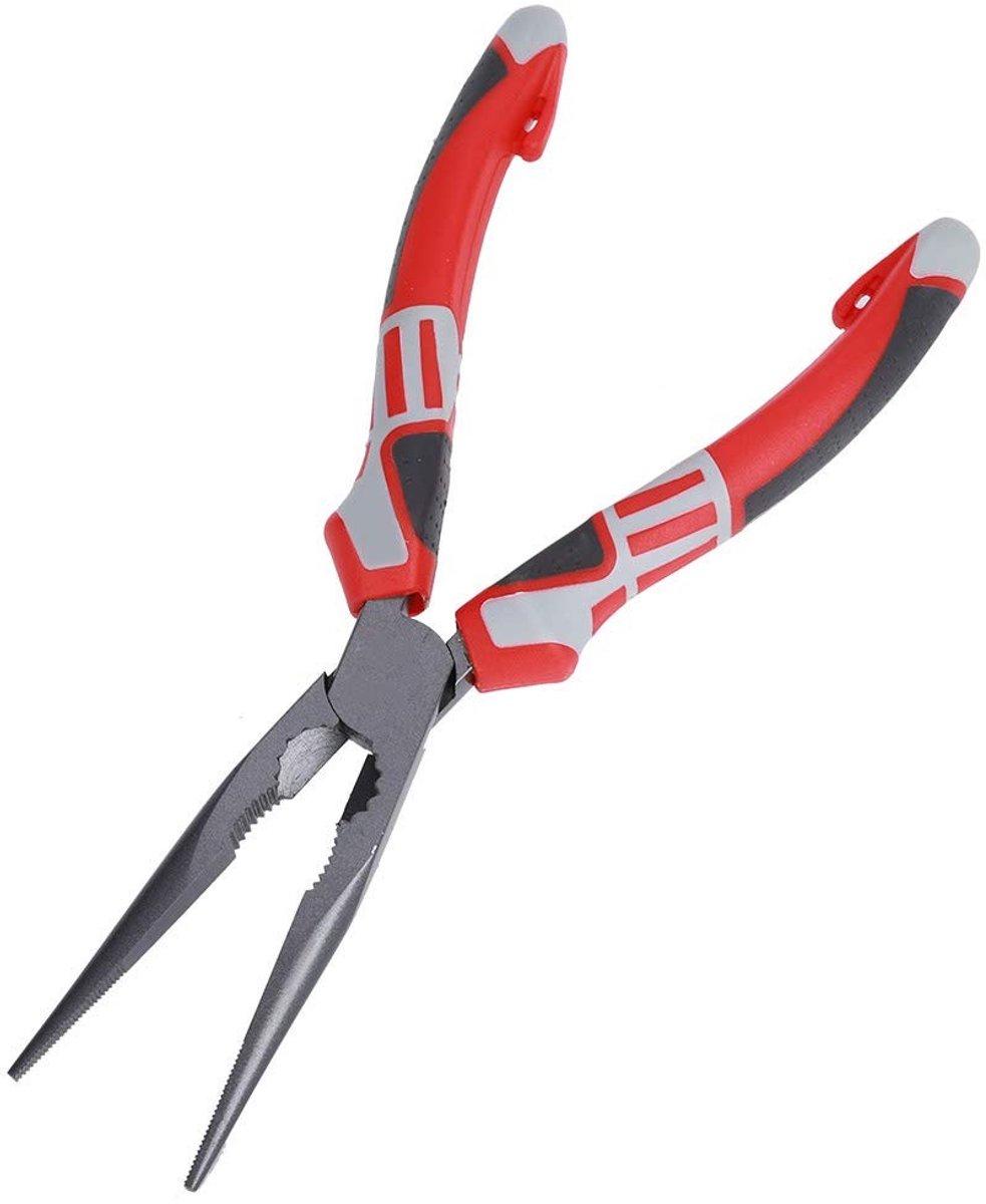 Dailygoods - Dailygoody - Multifunctionele Elektricien Tang - 200mm Langneusstang - Voor Knippen en Grijpen - Ergonomisch Ontwerp - Duurzaam Materiaal - Gesch