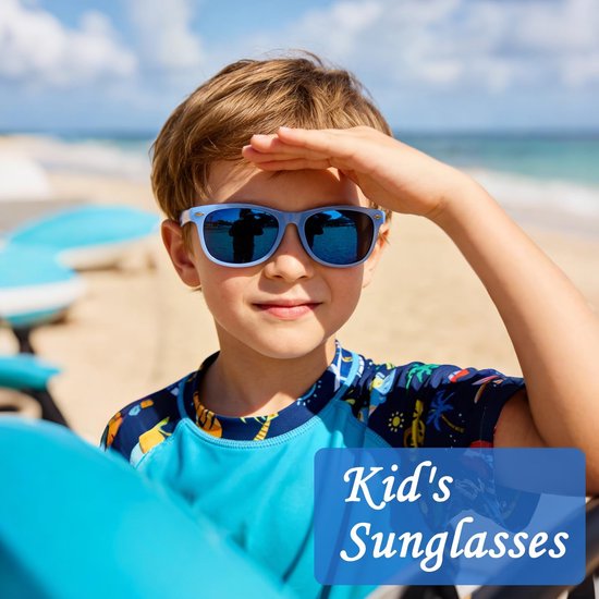 Inovra- Zonnebril Kind - Gepolariseerd - UV400 Bescherming - Lichtgewicht Kunststof - Antislip Pasvorm - Comfortabele Armen - Kinderen Zonnebril van inovra — afbeelding 3