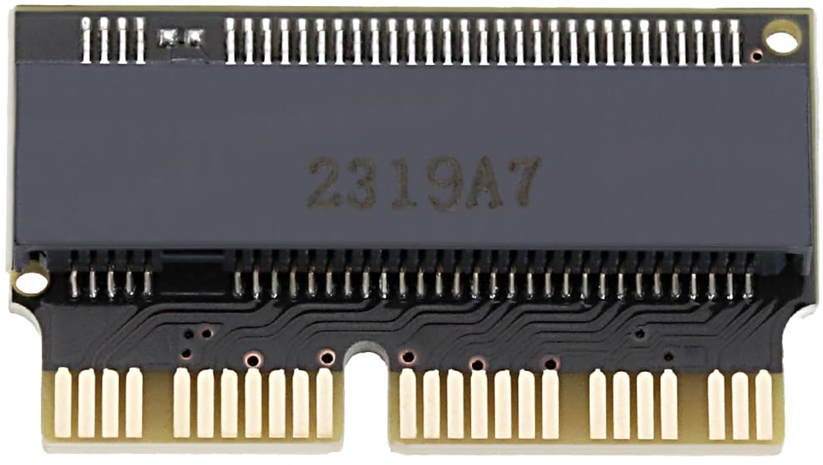Dailygoods - Dailygoody M.2 nVME SSD-adapterkaart - Compatibel met MacBook Air A1465 A1466 - Ideaal voor upgrade - Compacte maat 22,3 x 13,2 mm - Verhoog de...
