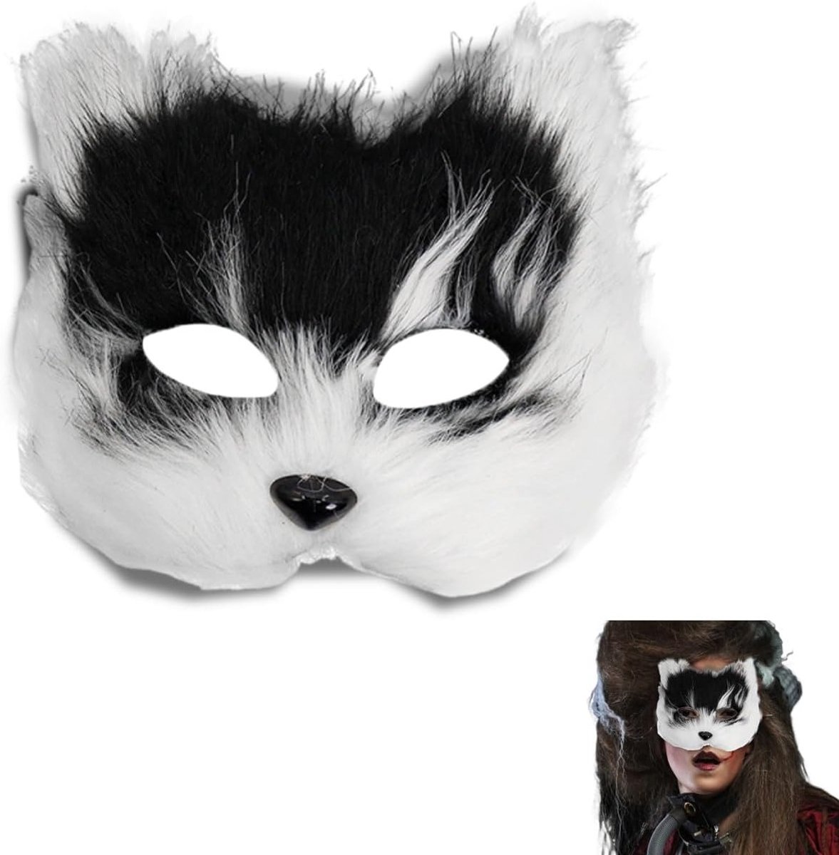 Realistisch Dierlijk Halloween Masker voor Kostuumfeest en Carnaval - Grappig Gezichtsmasker voor Cosplay en Feestjes