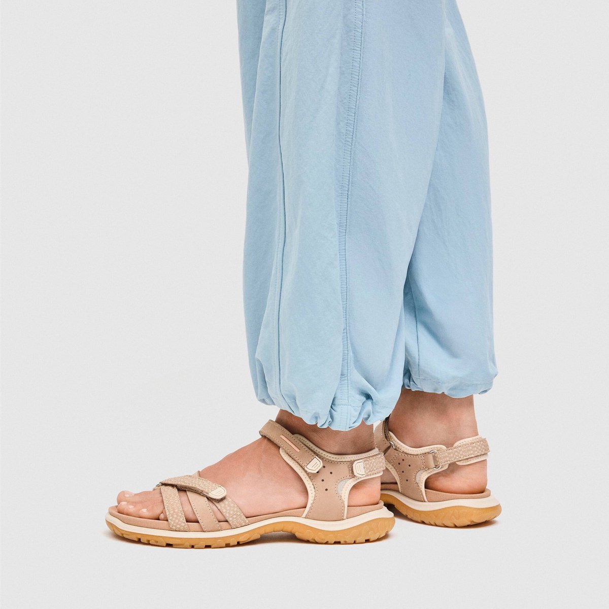 Ecco Offroad Roam Sandalen Nubuck Dames Beige