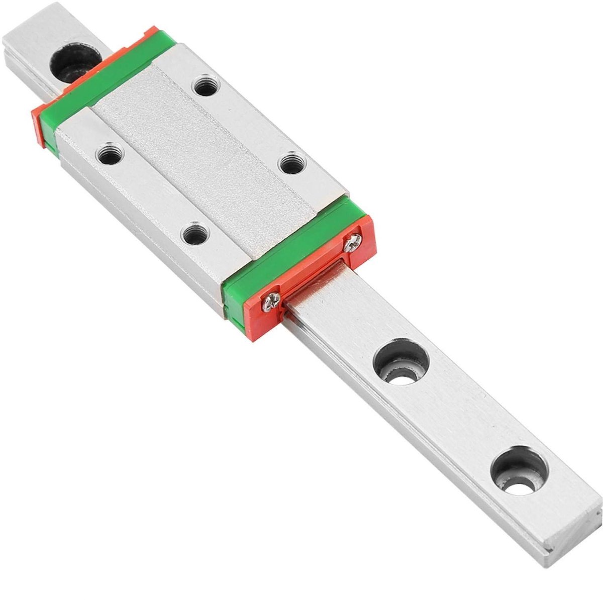 Dailygoods - Dailygoody - Lineaire geleiderail - MGN9H miniatuur - 100 mm spoorlengte - 9 mm breedte - Schuifblok - Geschikt voor precisiebewegingen
