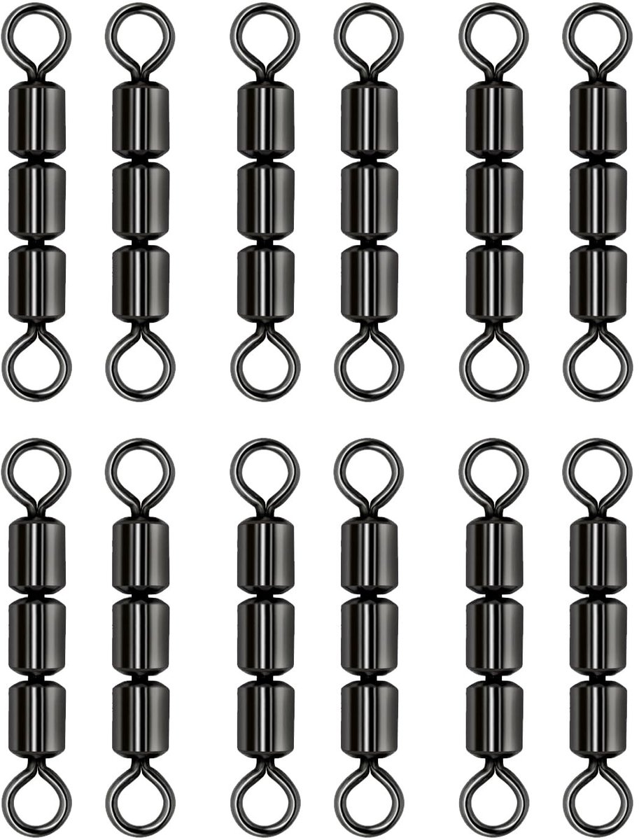 Dailygoods - Dailygoody - Hogesnelheidswartels - Drievoudige Wartels - Hoge Sterkte - 12 Stuks - Visaccessoires - Geschikt voor Forelvissen - Compacte Afmetingen