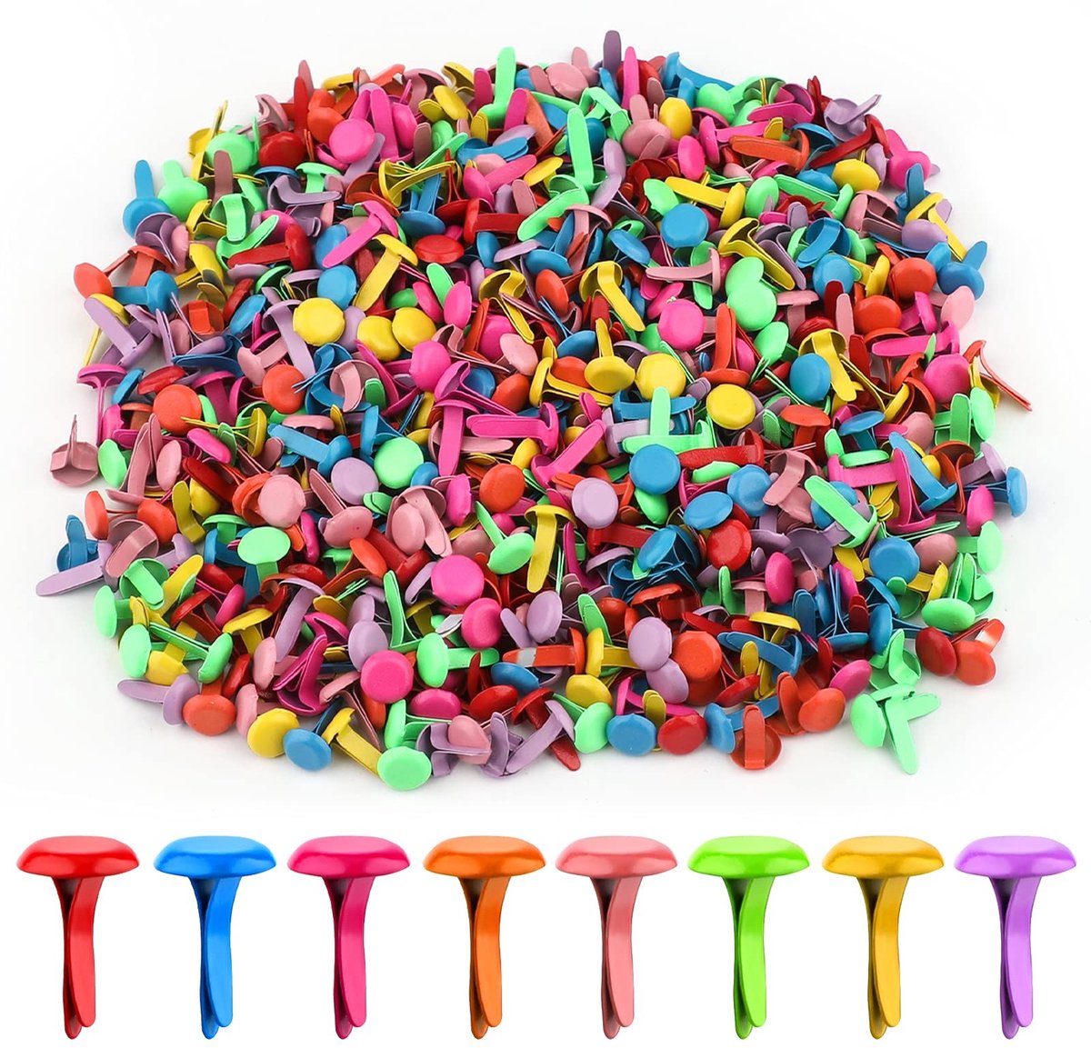 Dailygoods - 600 Stuks Koper Clips voor Knutselprojecten en Kantoorgebruik