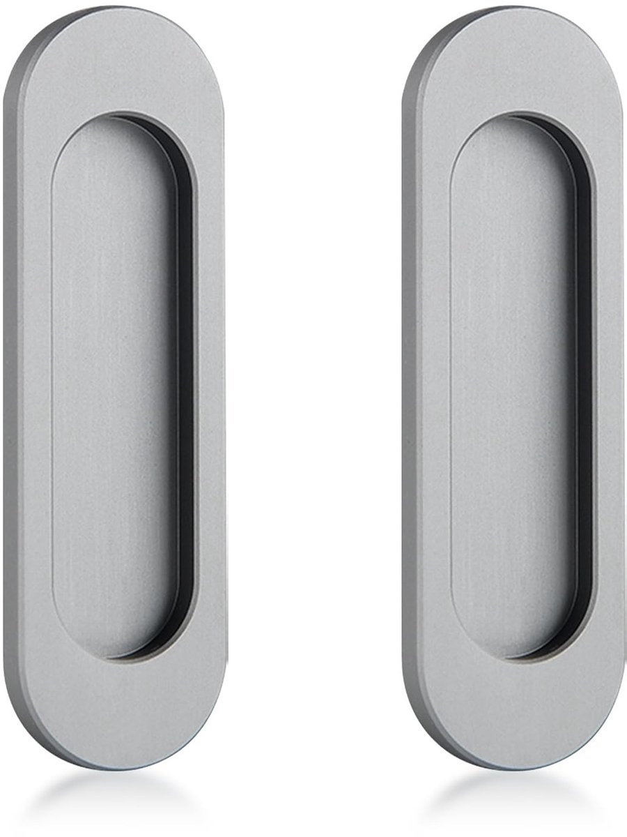 Dailygoods - Set van 2 Ponsvrije Deurgrepen van Aluminiumlegering