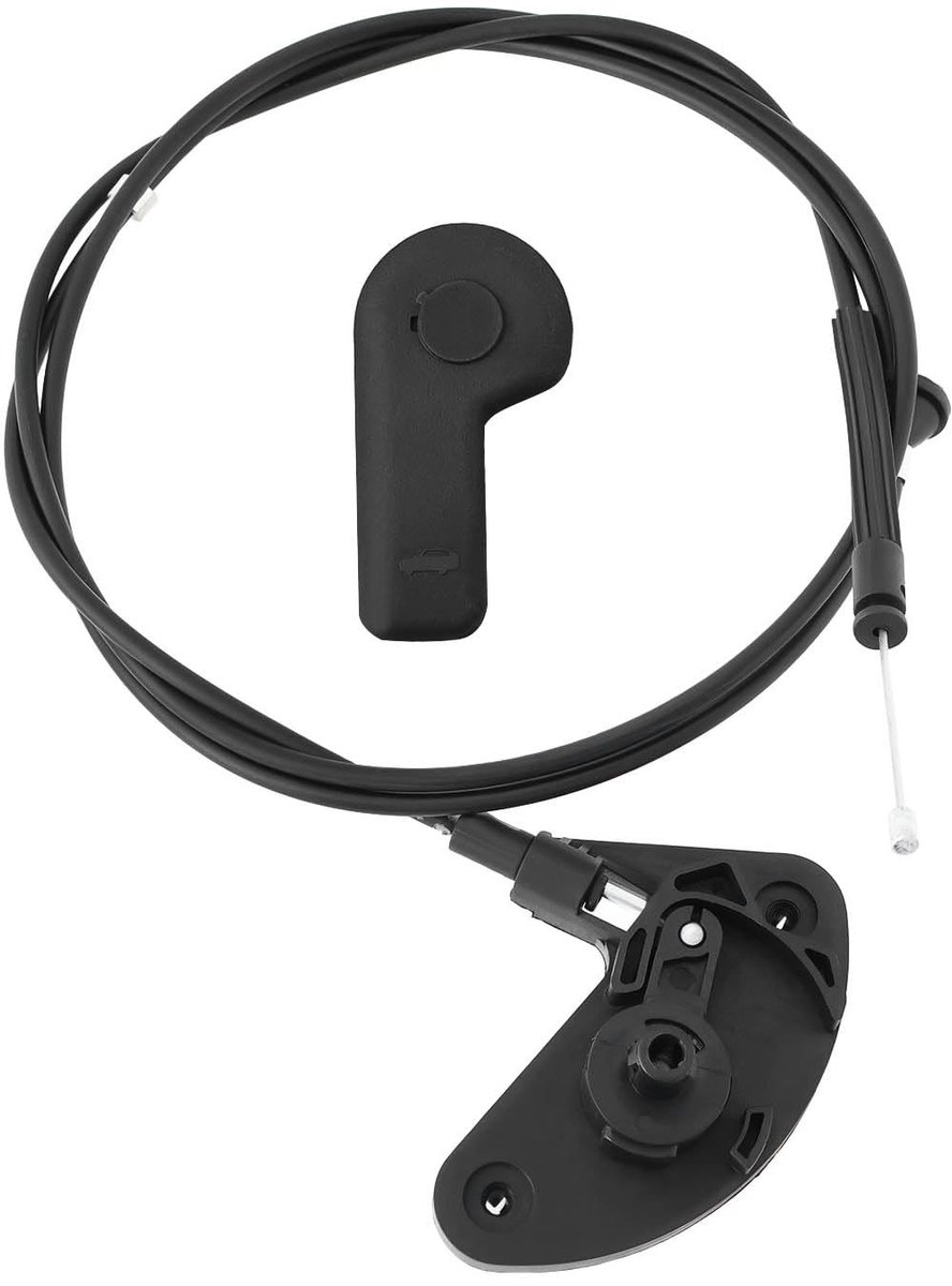 Dailygoods - Dailygoody - Hood Release Kabel - Voor Ford C-Max Mk2 en Focus Mk3 - Hoogwaardig en Duurzaam - Zwart - Auto Accessoires - Betrouwbaar en Gebruiks