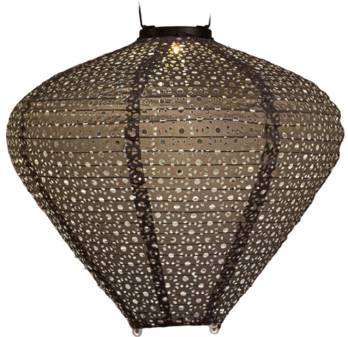 Annas collection - Solar Lampion 33 x 29 cm Grey