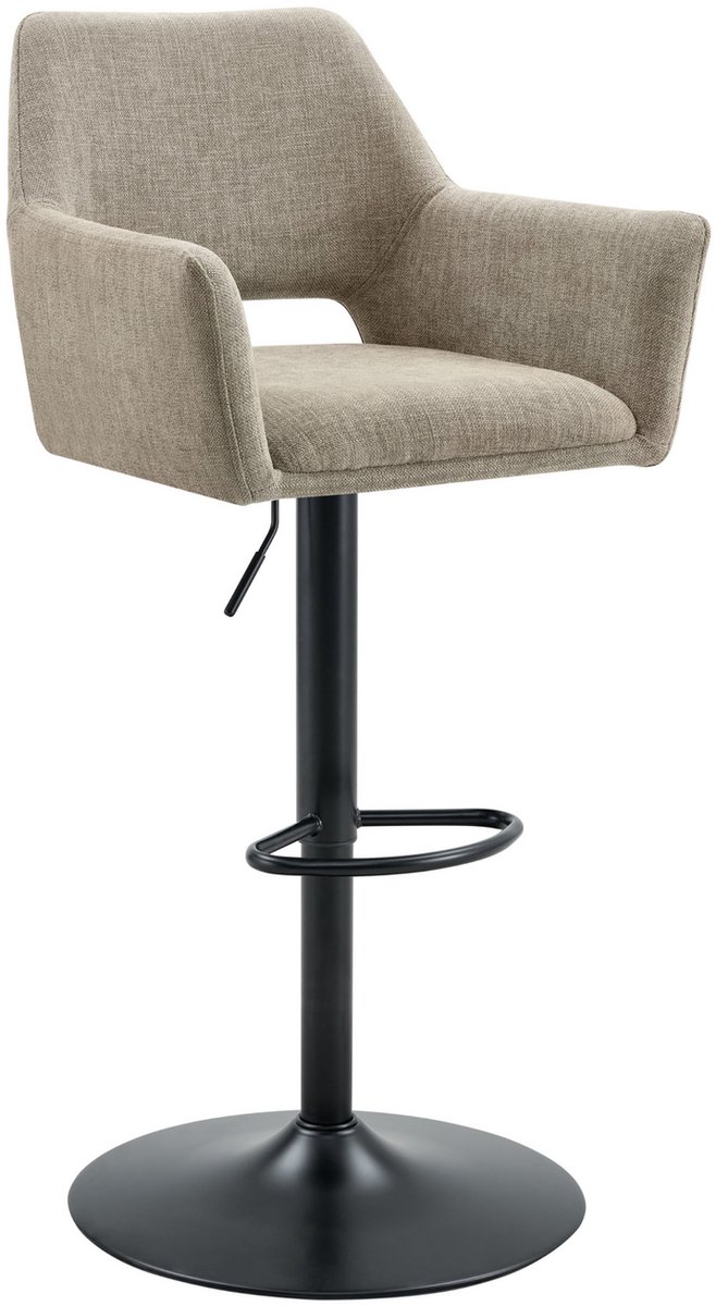Giga Living Barkruk Tess Stof Taupe - Giga Meubel - Set van 2