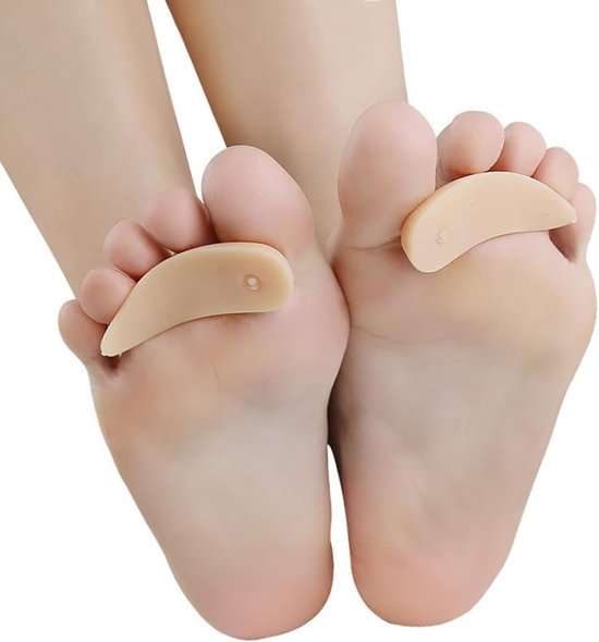 4 Stuks Siliconen Gel Hammer Toe Crest Pads voor Hammerzehen, Voetcomfort en Orthopedische Ondersteuning — afbeelding 4