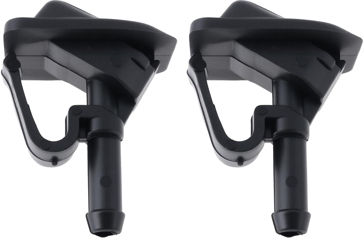 Dailygoods - Dailygoody - Vervangende Windschermwasautomaat - 2Pcs set - Voor Jeep Wrangler JK/TJ - 2002-2012 - Zwart - Hoogwaardige onderdelen - Perfecte pasvorm ...