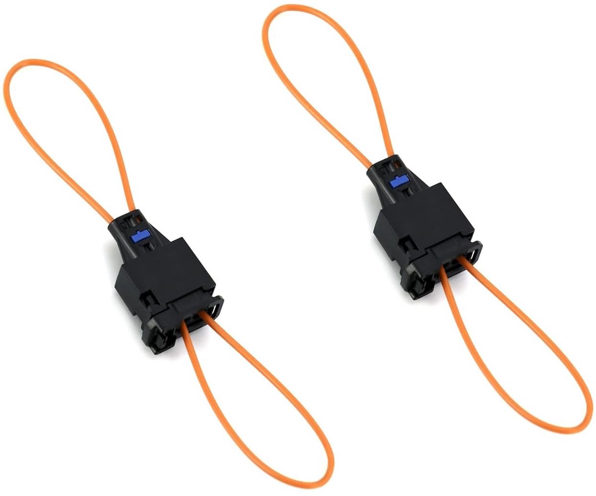 Dailygoods - Dailygoody - Set van 2 Glasvezel Lichtgeleiders voor Auto Diagnose - TOSLINK Connectoren
