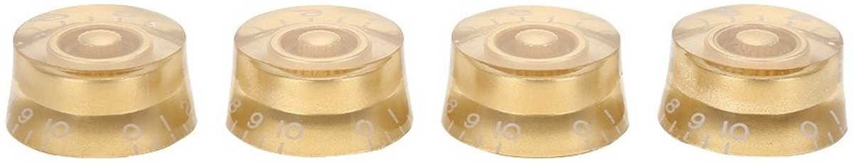 Dailygoody - 4 stuks E gitaarknoppen - Volumeregelaar voor Les Paul gitaristen - Gitaar accessoires - One size fits all - Muziekinstrumenten - Perfect...
