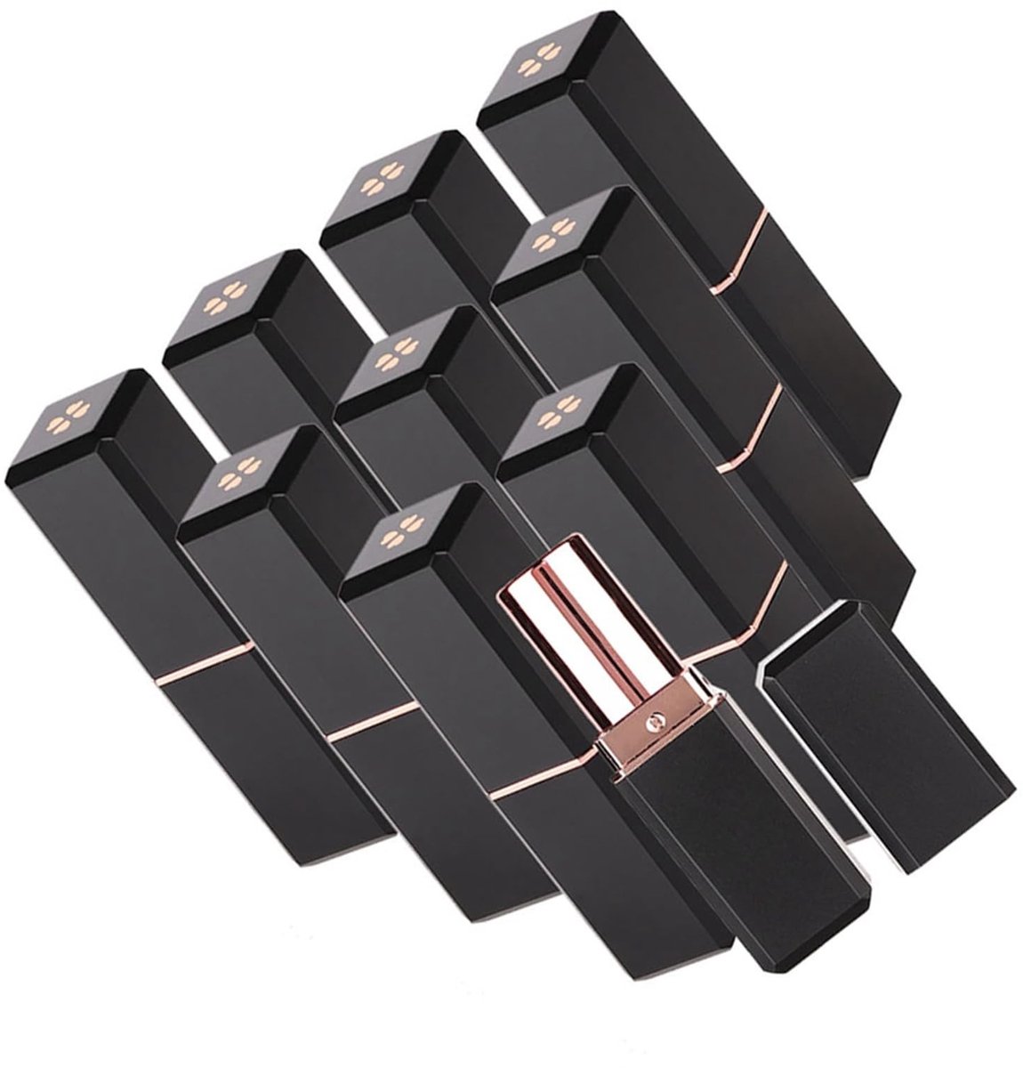 Dailygoods - Dailygoody - Lege Lippenstift Tubes - Duurzaam en Handig - Perfect voor DIY Cosmetica - Creatief en Milieuvriendelijk - Herbruikbaar en Praktisch - Ge...