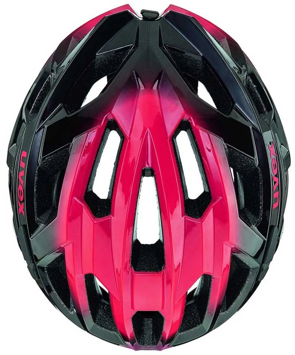 uvex Race 7 Fietshelm Black/Red - Unisex - maat 51-55 – foto 2
