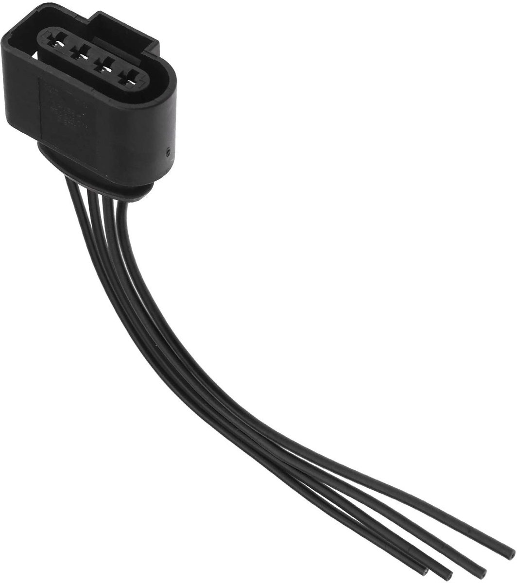Dailygoods - Dailygoody - 4 Pin Connector Plug - Wiper Motors - Geschikt voor VW Audi - 2.5 - 4 Bar - Voor Sensors en Motoren