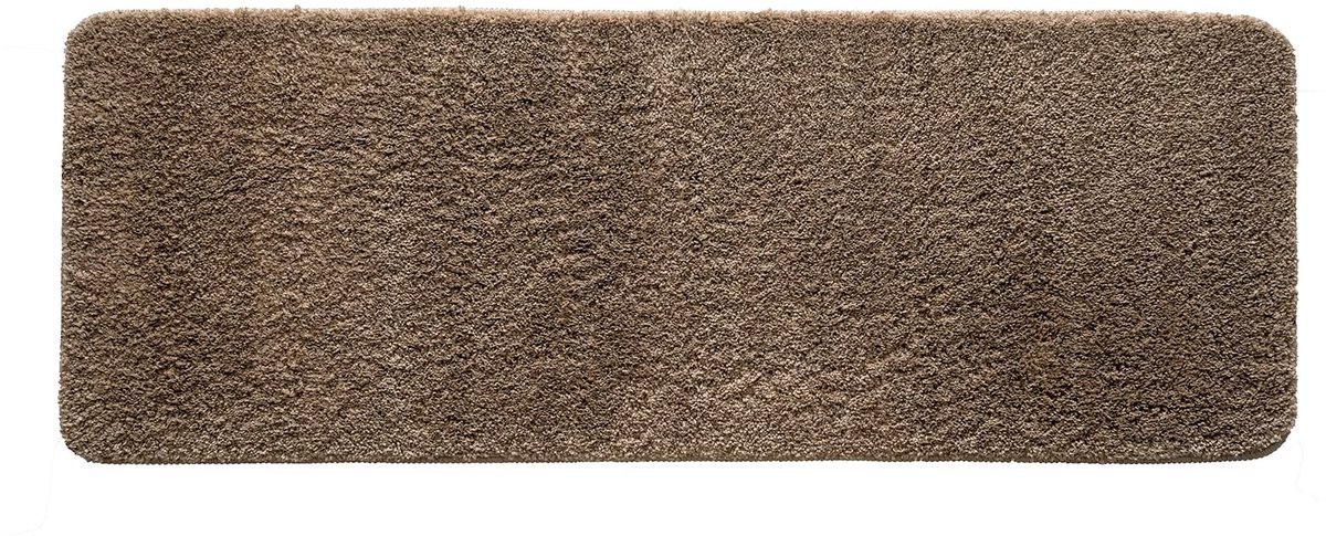 Dailygoods - Dailygoody - Badmat - Antislip - Zacht en comfortabel - Bruin - Absorberend - Geschikt voor badkamer en keuken - 45 x 120 cm