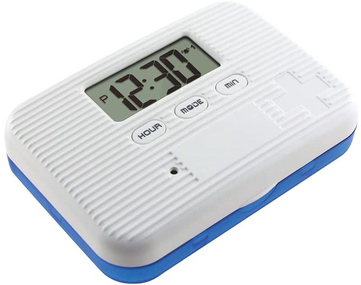 Dailygoods - Dailygoody - Intelligente elektronische herinneringsset - Digitale buisorganizer - Ideaal voor medicatie - Compact formaat - Alarmfunctie - Geschikt v...