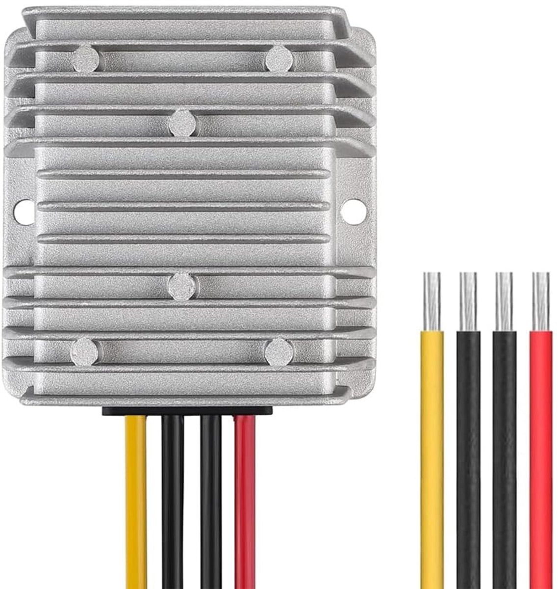 Dailygoods - Dailygoody - DC Spanning Converter - 48 V naar 12 V - Compact en lichtgewicht - Waterdichte behuizing - Ideaal voor auto en motor - Hoog rendement bov