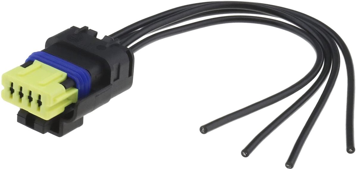 Dailygoods - Dailygoody - Auto Brandstofpomp Kabel Draad Harness Plug - 4 Pin - Vervangend onderdeel - 15 cm - Brandstofpomp aansluiting - Geschikt voor Citro
