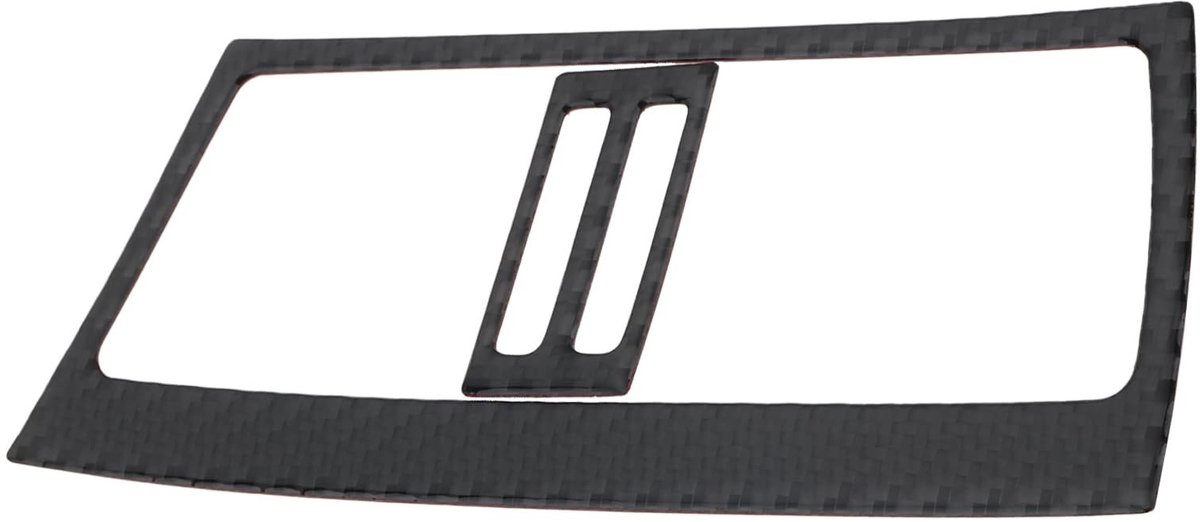 Dailygoods - Dailygoody - Achter Vent Cover Set - Koolstofvezel - Verbeterde Luchtstroom - 206x88mm - Geschikt voor BMW X5 E70 en X6 E71 - Eenvoudige Montage - Hoo