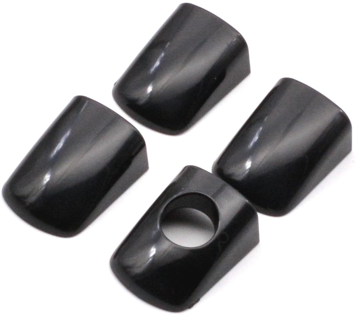 Dailygoody - Deurgreep Einde Cap Trim - 4 Stuks - Voor Citroën Fiat Peugeot - Auto Accessoires - Hoogwaardige Kwaliteit - Geschikt voor Diverse M