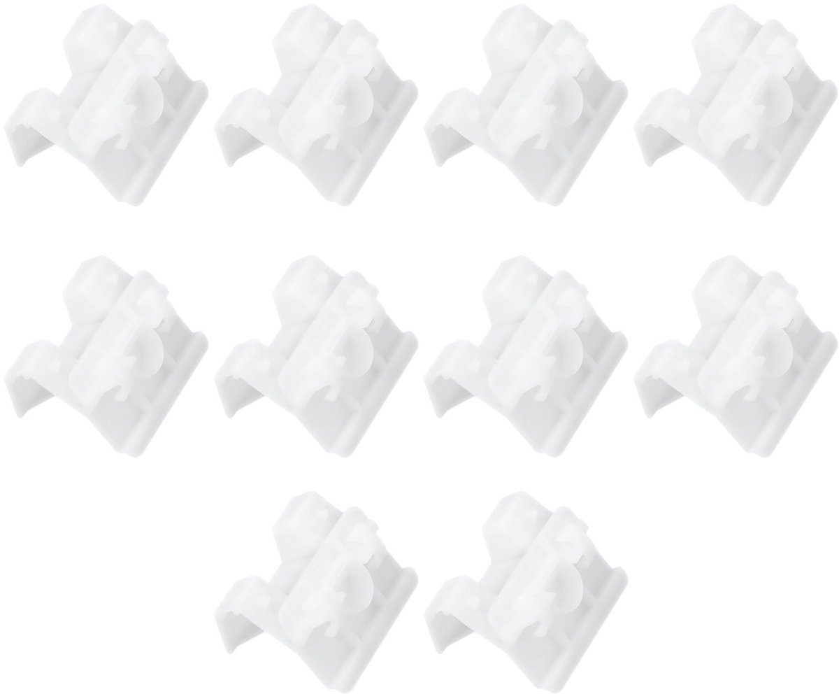 Dailygoody 3-serie zijrok dorpel sierlijst clips - 10 stuks - duurzaam kunststof - eenvoudig te installeren - perfect voor 3-serie