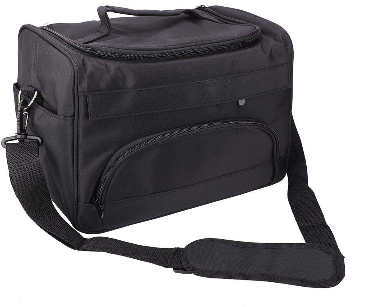 Dailygoods - Dailygoody - Kappers Tool Draagtas - Grote Capaciteit - Slijtvast Materiaal - Zwart - Professionele Opbergtas - Ideaal voor Kappers - 20 Liter
