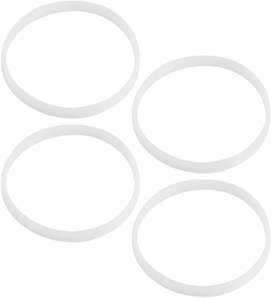 Dailygoods - Dailygoody - O Ring Pakking - Vervangingsset voor juicer - Wit rubber - Afdichting voor sapcentrifuge - Geschikt voor diverse modellen van Dailygoods — afbeelding 5