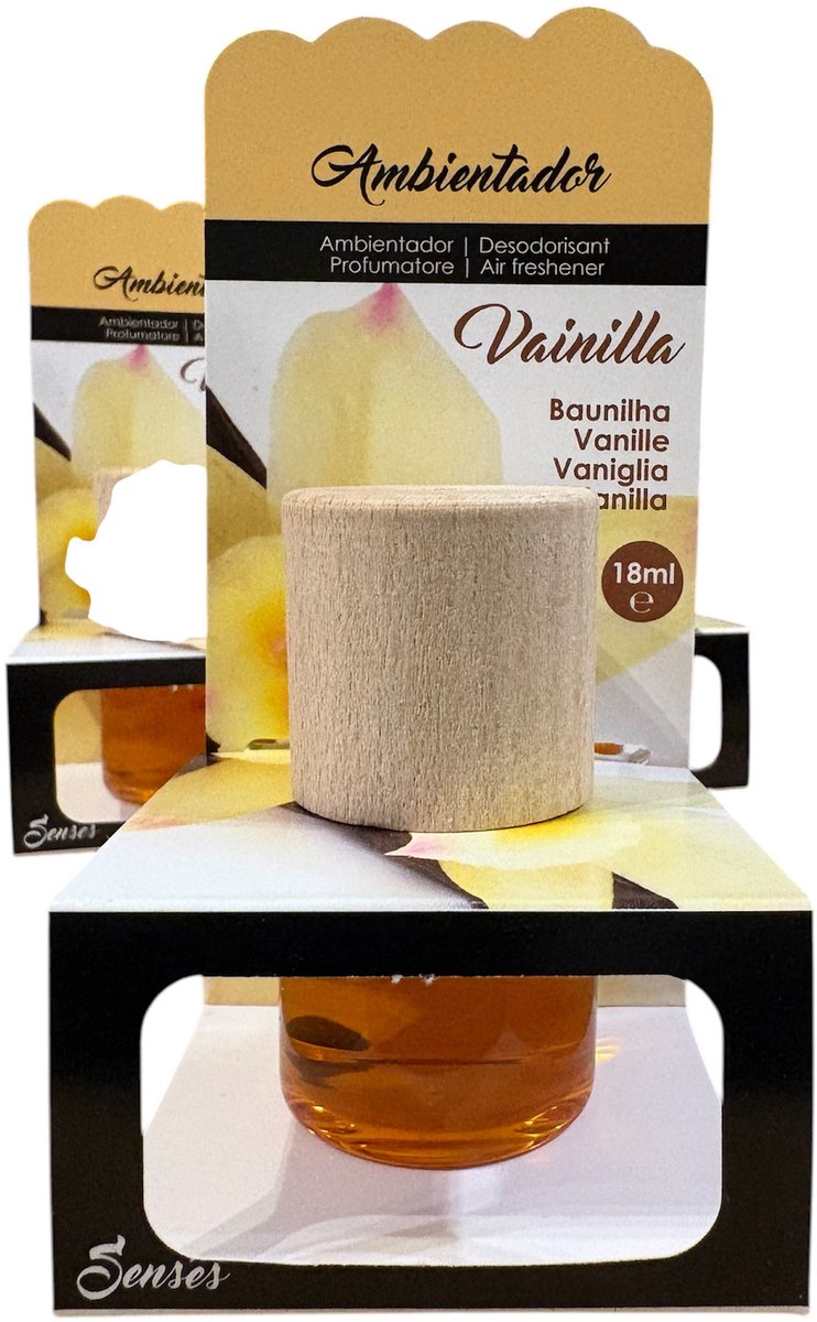 4x Luchtverfrisser Vanille (18 ml)