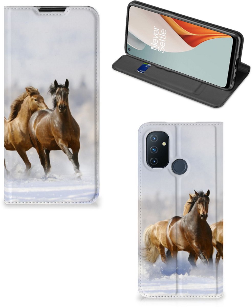 OnePlus Nord N100 Hoesje maken Paarden