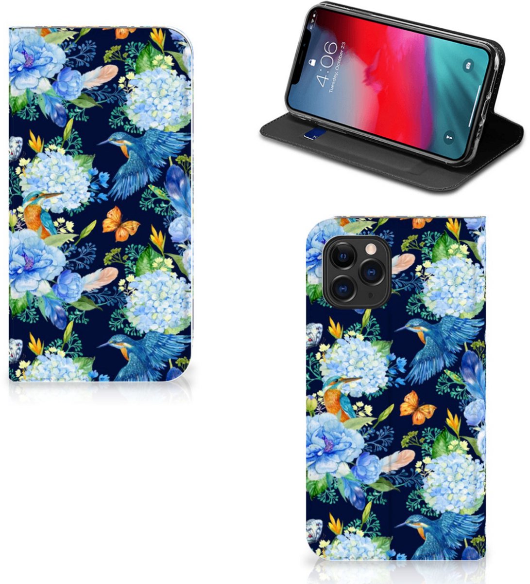 Book Case voor Hoesje maken voor Apple iPhone 11 Pro IJsvogel