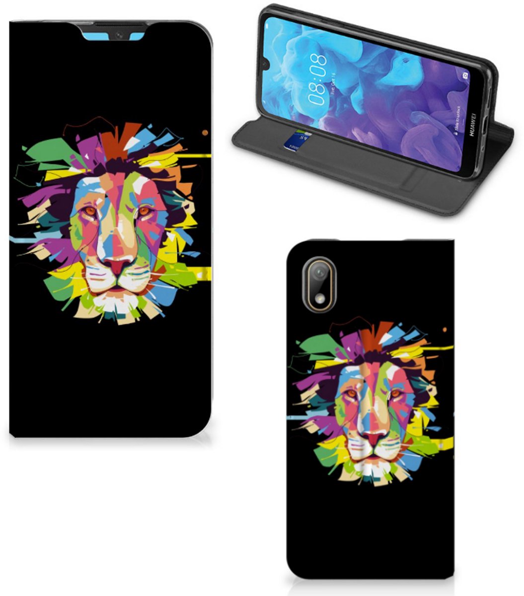 Huawei Y5 (2019) Magnet Case Lion Color