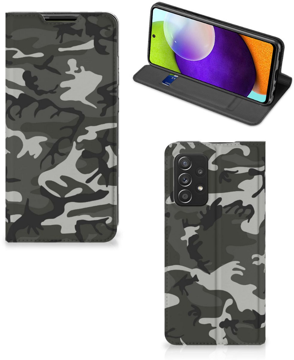 Samsung Galaxy A52 Hoesje met Magneet Army Light